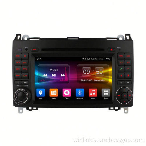Wholwsale ownice Quad core android 6.0 multifunction car DVD for Benz Vito 2009 - 2011 support rear camera dvr Mirror
